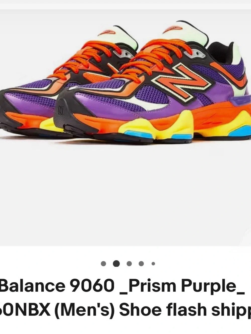 New Balance bold purple